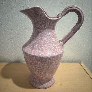 Vintage Pink Pitcher Vase